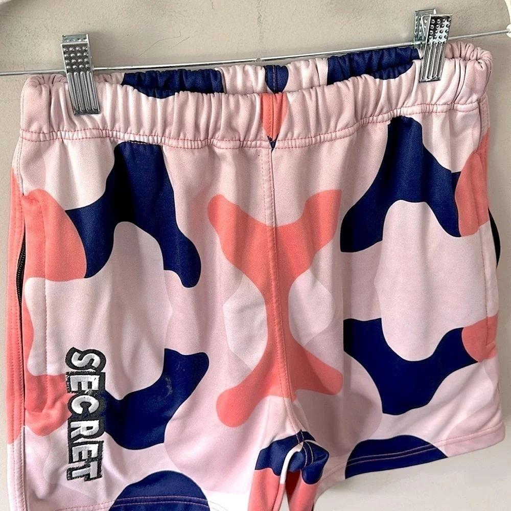 Secret Scientist Track Shorts - Bubble Print- X-small multi color